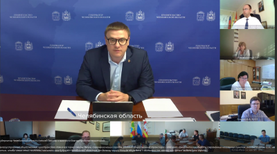 Алексей Текслер в режиме ВКС провел совещание с главами муниципалитетов по вопросу благоустройства общественных территорий в городах и районах области