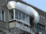 Об очистке крыш многоквартирных домов, козырьков балконов от снега и наледи